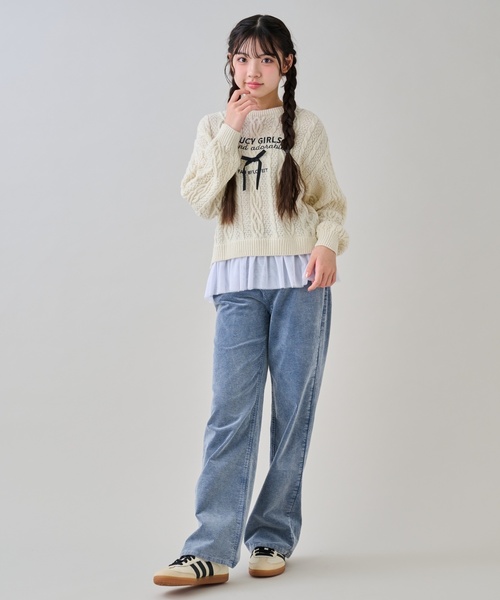 by LOVEiT（バイラビット）の「ピグメントコールパンツ（その他パンツ・キッズ・ピンク/グレー/ブラック・160cm/150cm/130cm/120cm/140cm）」の6枚目の写真