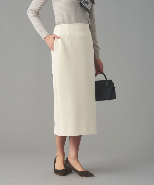 UNITED ARROWS(ユナイテッドアローズ)の「SPONGY タイトスカート(スカート・レディース・オフホワイト/ブラック/ネイビー・40/38/36)」の6枚目の写真