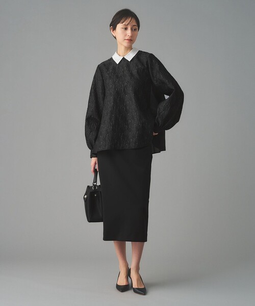 UNITED ARROWS(ユナイテッドアローズ)の「SPONGY タイトスカート(スカート・レディース・オフホワイト/ブラック/ネイビー・40/38/36)」の8枚目の写真