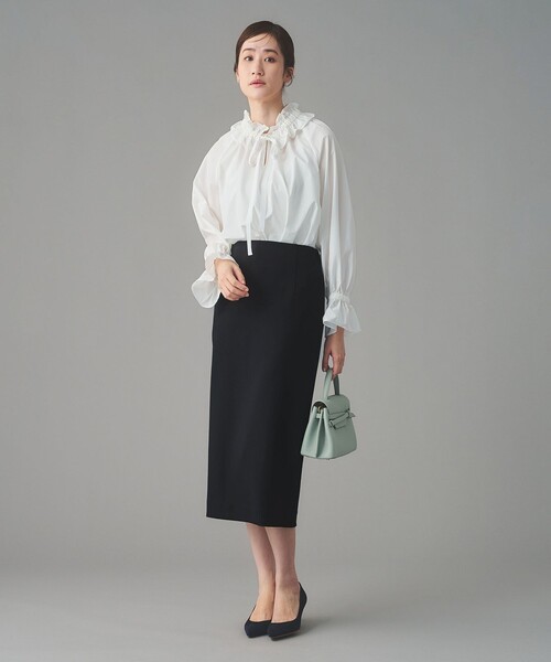 UNITED ARROWS(ユナイテッドアローズ)の「SPONGY タイトスカート(スカート・レディース・オフホワイト/ブラック/ネイビー・40/38/36)」の11枚目の写真