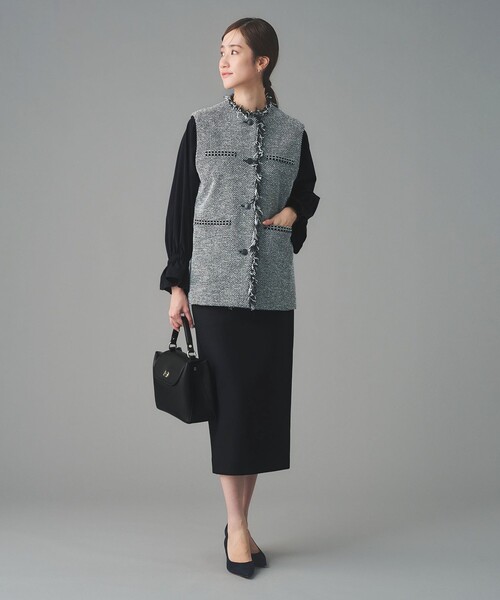 UNITED ARROWS(ユナイテッドアローズ)の「SPONGY タイトスカート(スカート・レディース・オフホワイト/ブラック/ネイビー・40/38/36)」の15枚目の写真