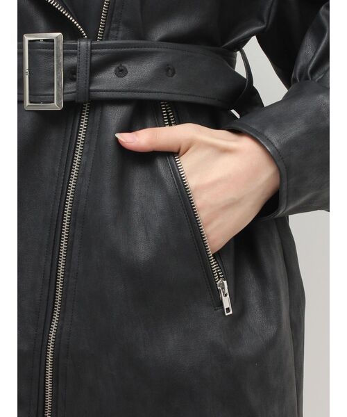 EVRIS（エヴリス）の「オーバーサイズライダースジャケット（ライダースジャケット・レディース・ホワイト/ブラック・FREE）」の20枚目の写真