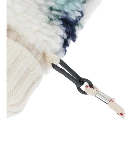 Samansa Mos2(サマンサ モスモス)の「ボア花柄ミトン(手袋・レディース・キャメル/オフホワイト・F)」の20枚目の写真