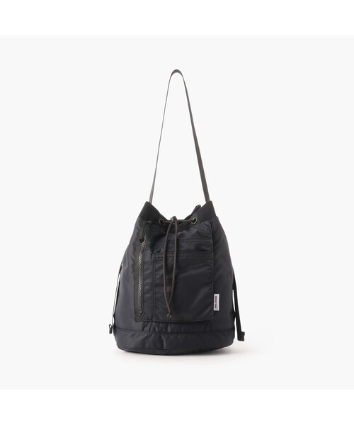 BRIEFING（ブリーフィング）の「DRAWSTRING SHOULDER（Lサイズ）（ショルダーバッグ・メンズ・カーキ/ブラック・FREE）」の2枚目の写真