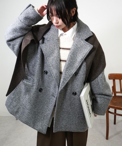 こーた様 セール】カールシャギーダブルコート（チェスターコート）｜gossara