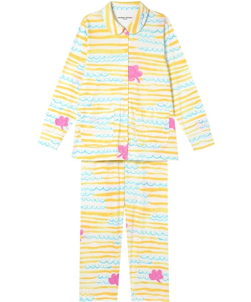 新品タグ付き◇ツモリチサト　パジャマ　前開き　Ｌ　イエロー　ドット tsumori chisato SLEEP（ツモリチサト スリープ）の「スリープ