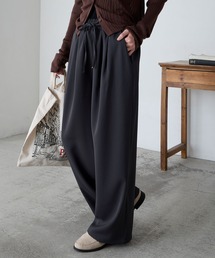 BONLECILL | 【マシンウォッシャブル/ストレッチ/イージーケア/防シワ】キレイージードレープスラックスパンツ(スラックス)