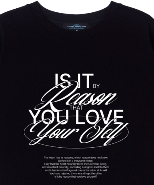 ASTRAL PROJECTION(アストラルプロジェクション)の「リズンスーピマコットンラウンドネック半袖Tシャツ_ブラック(Tシャツ/カットソー・メンズ・その他・LARGE/MEDIUM/X-LARGE)」の3枚目の写真