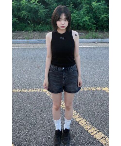runningHIGH（ランニングハイ）の「グリッターRHロゴレーサーバックトップ[ブラック]（Tシャツ/カットソー・レディース・その他・SMALL/LARGE）」の16枚目の写真