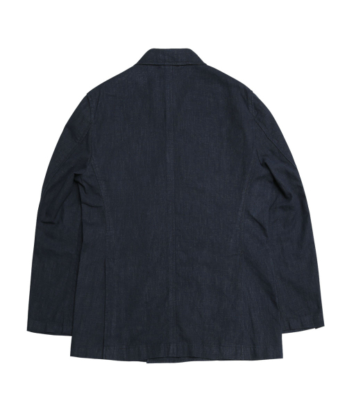 sortie(ソルティ)の「6B Linen Washed Double Jacket (Navy)(テーラードジャケット・メンズ・その他・MEDIUM/LARGE/X-LARGE)」の2枚目の写真