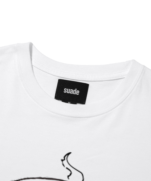 suade（スエード）の「DUST MAN TEE [WHITE]（Tシャツ/カットソー・レディース・その他・MEDIUM/LARGE/X-LARGE）」の3枚目の写真