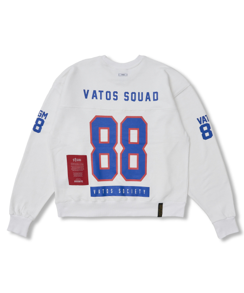 STIGMA（スティグマ）の「88 Football Oversized Crewneck White（スウェット・メンズ・その他・MEDIUM/LARGE/X-LARGE）」の2枚目の写真