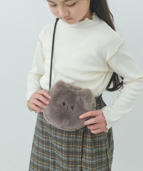 URBAN RESEARCH DOORS(アーバンリサーチドアーズ)の「アニマルショルダーバッグ(KIDS)(その他・キッズ・ライトベージュ/グレー系その他・ONE)」の2枚目の写真