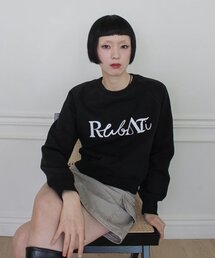 Lettering Logo Sweatshirt (BLACK)