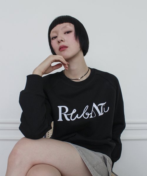 RUBATI（ルバティ）の「Lettering Logo Sweatshirt (BLACK)（スウェット・レディース・その他・size2/size1）」の3枚目の写真