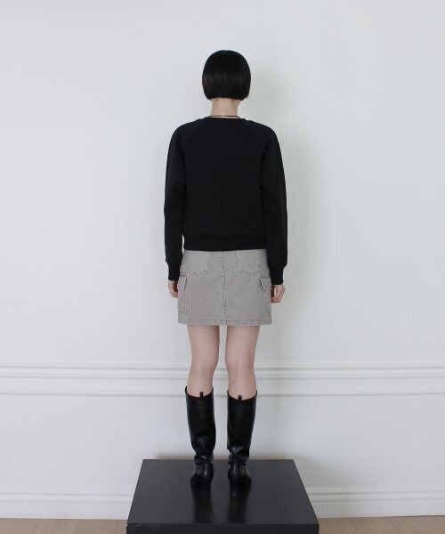 RUBATI（ルバティ）の「Lettering Logo Sweatshirt (BLACK)（スウェット・レディース・その他・size2/size1）」の6枚目の写真