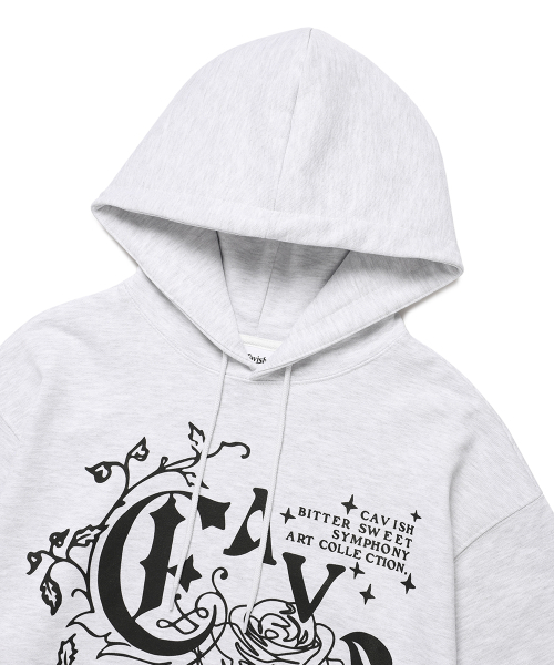 Cavish（カビシ）の「IVY HOODIE LIGHT GREY(CV2EFUM402A)（パーカー・レディース・ライトグレー・SMALL/MEDIUM/LARGE）」の3枚目の写真