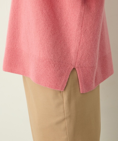 A/C DESIGN BY ALPHA CUBIC(エーシーデザインバイアルファキュービック)の「ウールカシミヤニットプルオーバー(ニット/セーター・レディース・ピンク/グリーン/オフホワイト・M/L)」の16枚目の写真