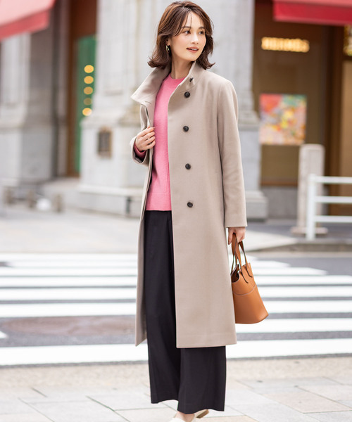 A/C DESIGN BY ALPHA CUBIC(エーシーデザインバイアルファキュービック)の「ウールカシミヤニットプルオーバー(ニット/セーター・レディース・ピンク/グリーン/オフホワイト・M/L)」の17枚目の写真