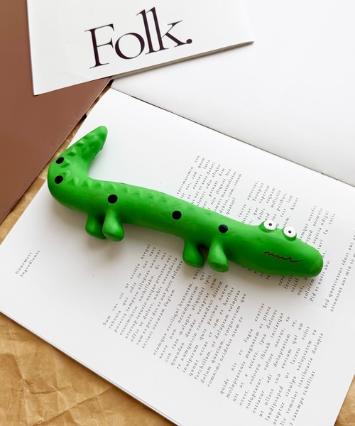 NOLITA LABORATORY（ノリータラボラトリー）の「【 NOLITA / ノリータ 】天然ゴム 犬用おもちゃ ワニ型ロングトイ 噛む 投げる 遊ぶ 犬用トイ 小型犬&中型犬向け（ペット用おもちゃ・レディース・ピンク/グリーン・FREE）」の6枚目の写真