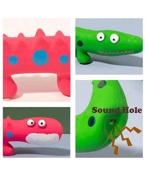 NOLITA LABORATORY（ノリータラボラトリー）の「【 NOLITA / ノリータ 】天然ゴム 犬用おもちゃ ワニ型ロングトイ 噛む 投げる 遊ぶ 犬用トイ 小型犬&中型犬向け（ペット用おもちゃ・レディース・ピンク/グリーン・FREE）」の13枚目の写真