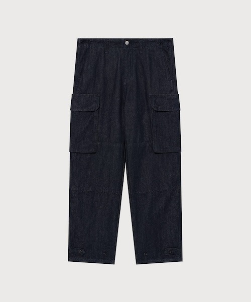 COVERNAT(カバーナット)の「DENIM CARGO PANTS(カーゴパンツ・メンズ・インディゴブルー・X-LARGE/LARGE/MEDIUM/SMALL)」の7枚目の写真