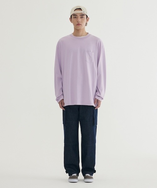COVERNAT(カバーナット)の「DENIM CARGO PANTS(カーゴパンツ・メンズ・インディゴブルー・X-LARGE/LARGE/MEDIUM/SMALL)」の2枚目の写真