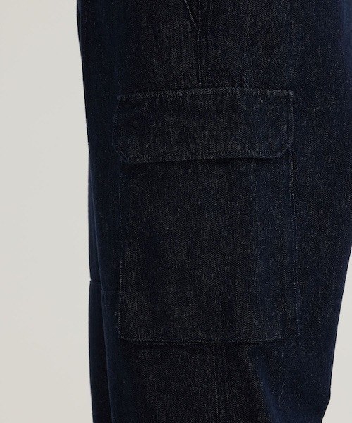 COVERNAT(カバーナット)の「DENIM CARGO PANTS(カーゴパンツ・メンズ・インディゴブルー・X-LARGE/LARGE/MEDIUM/SMALL)」の5枚目の写真