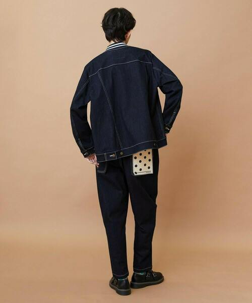 FRAPBOIS（フラボア）の「ムーブデニム ジャケット（デニムジャケット・レディース・ネイビー/サックスブルー・1/2）」の20枚目の写真