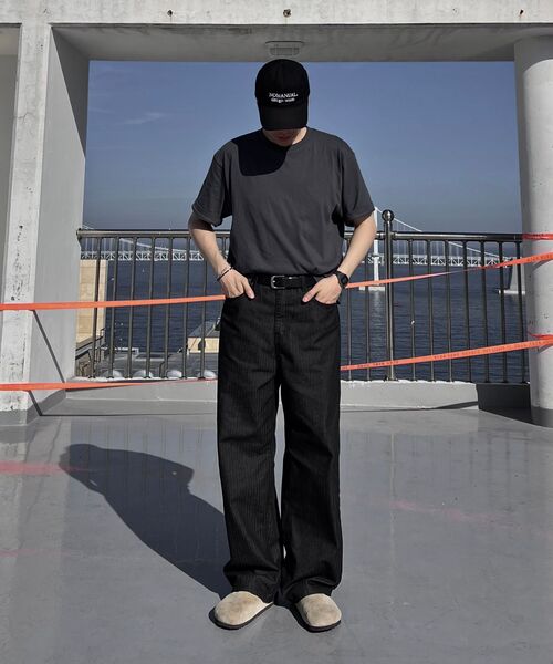 C WEAR BY THE GENIUS(シーウェアバイザジーニアス)の「メンズ クロップTシャツ チャコール(Tシャツ/カットソー・メンズ・その他・XX-LARGE/X-SMALL/SMALL/MEDIUM/LARGE/X-LARGE)」の8枚目の写真