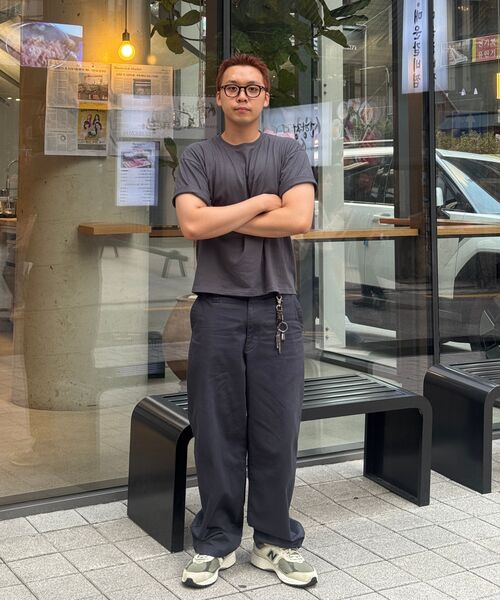 C WEAR BY THE GENIUS(シーウェアバイザジーニアス)の「メンズ クロップTシャツ チャコール(Tシャツ/カットソー・メンズ・その他・XX-LARGE/X-SMALL/SMALL/MEDIUM/LARGE/X-LARGE)」の18枚目の写真
