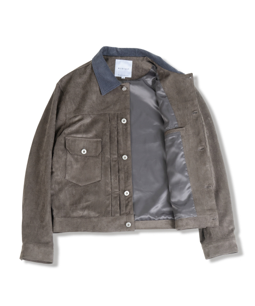 MUDSALT(マッドソルト)の「スエードトラッカージャケットType2.チャコール(ブルゾン・メンズ・その他・1/2/3)」の21枚目の写真
