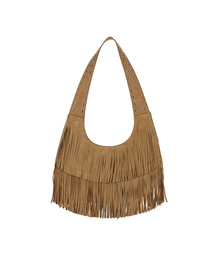 VOONT（ブント）の「Dust Trail Fringe Bag (CAMEL)（ショルダーバッグ）」