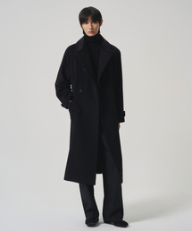 J'RIUM（ジェイリウム）の「Robel Overfit Wrap Coat Black（チェスターコート・メンズ）」