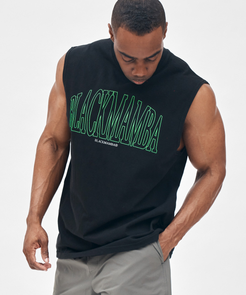 BLACK MAMBA（ブラックマンバ）の「BLACKMAMBA ベーシックノースリーブ（ブラック）（Tシャツ/カットソー・メンズ・その他・MEDIUM/LARGE/XX-LARGE）」の2枚目の写真