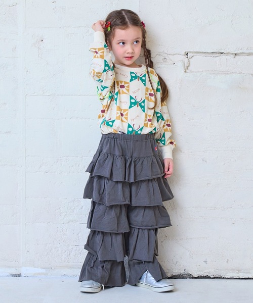 MARKEY'S（マーキーズ）の「DANDANフレアーパンツ（その他パンツ・キッズ・ブラウン/ブラック/ブルー・90/100/110/120/130/140/150）」の9枚目の写真