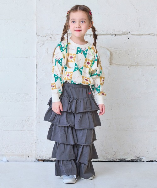 MARKEY'S（マーキーズ）の「DANDANフレアーパンツ（その他パンツ・キッズ・ブラウン/ブラック/ブルー・90/100/110/120/130/140/150）」の10枚目の写真