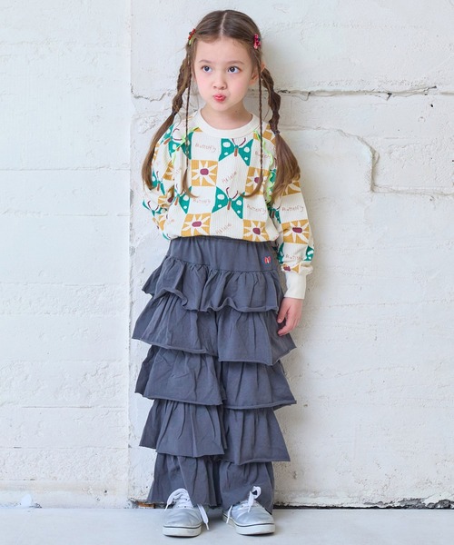 MARKEY'S（マーキーズ）の「DANDANフレアーパンツ（その他パンツ・キッズ・ブラウン/ブラック/ブルー・90/100/110/120/130/140/150）」の11枚目の写真