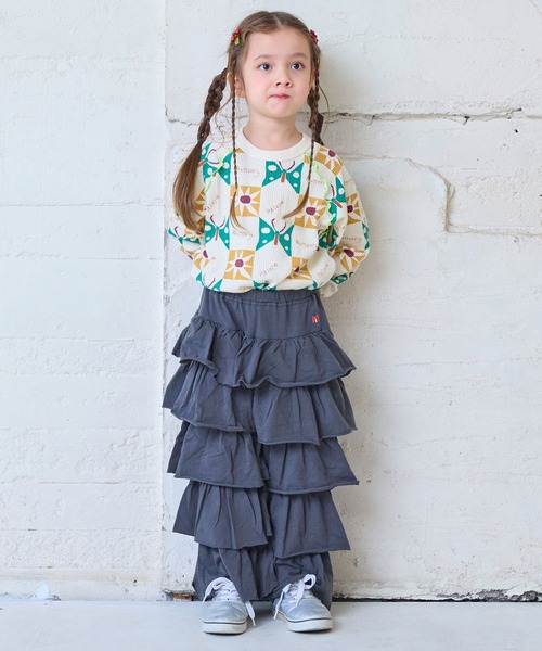 MARKEY'S（マーキーズ）の「DANDANフレアーパンツ（その他パンツ・キッズ・ブラウン/ブラック/ブルー・90/100/110/120/130/140/150）」の12枚目の写真