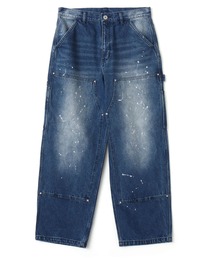 たなみー　専用 swag デニム SWAGVIBE】Pinched Dye 3D Baggy Fit Denim Pants（デニムパンツ
