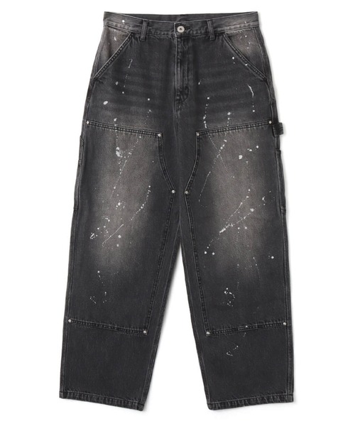 atmos(アトモス)の「atmos Double Knee Work Pants / アトモス ダブル ニー ワーク パンツ(デニムパンツ・メンズ・ブラック/ブルー・XXL/XL/L/M)」の1枚目の写真