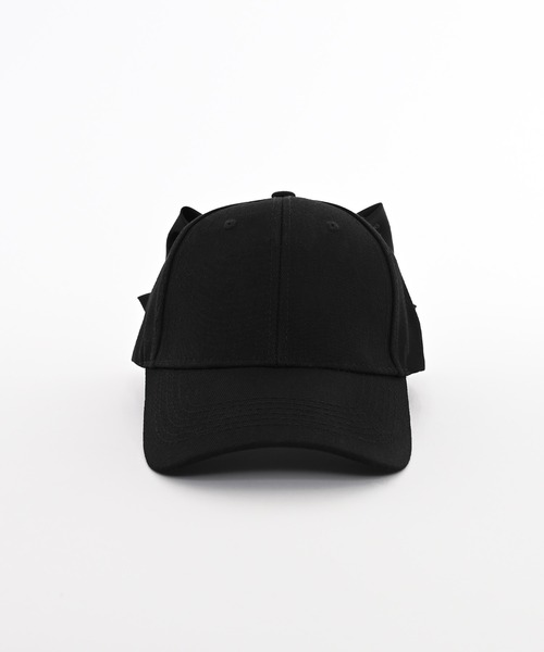 Narcissus(ナルシス)の「ビッグリボンキャップ/個性派(キャップ・レディース・ホワイト/ブラック・FREE)」の12枚目の写真