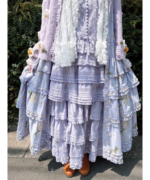 フリル使いティアードタブリエ（その他小物）｜PINK HOUSE（ピンク