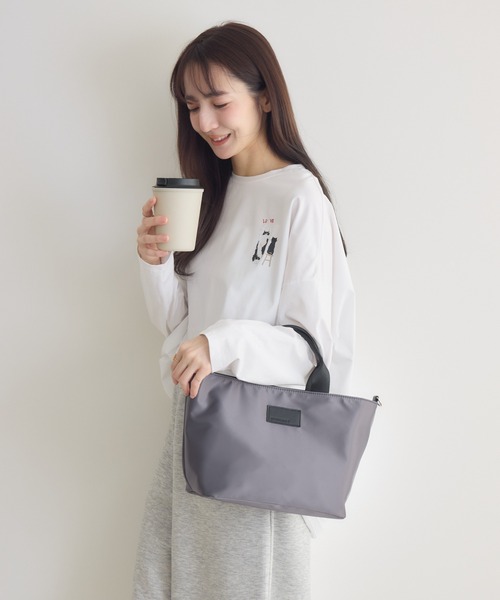 meeny miny（ミーニーマイニー）の「【meeny miny】【第3弾】整理整頓アドバイザー監修もっとちょうどいいバッグﾞ＜小サイズ＞（ハンドバッグ・レディース・ベージュ/ブラック/グレー・SMALL）」の9枚目の写真