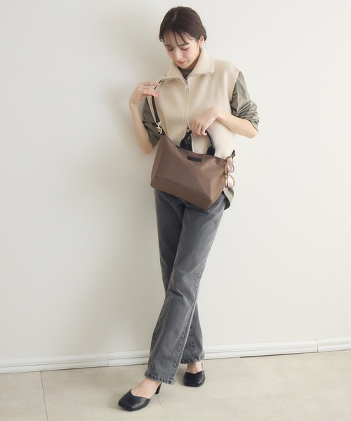 meeny miny（ミーニーマイニー）の「【meeny miny】【第3弾】整理整頓アドバイザー監修もっとちょうどいいバッグﾞ＜小サイズ＞（ハンドバッグ・レディース・ベージュ/ブラック/グレー・SMALL）」の13枚目の写真