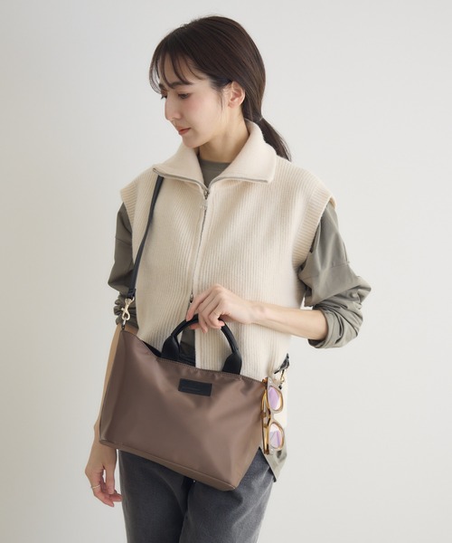 meeny miny（ミーニーマイニー）の「【meeny miny】【第3弾】整理整頓アドバイザー監修もっとちょうどいいバッグﾞ＜小サイズ＞（ハンドバッグ・レディース・ベージュ/ブラック/グレー・SMALL）」の14枚目の写真