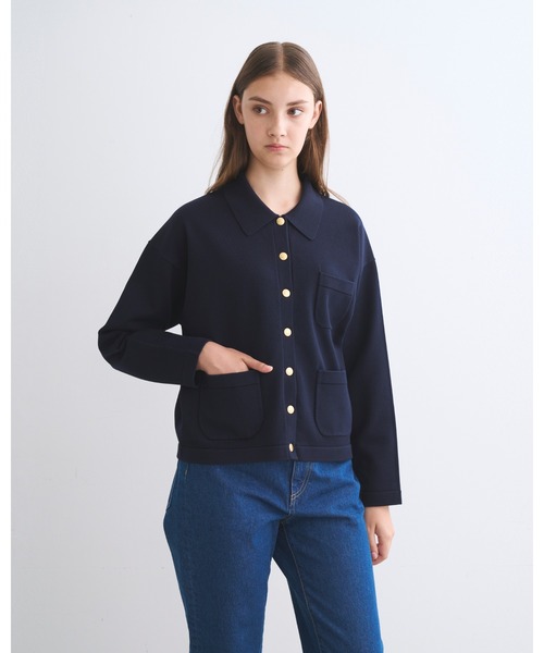 Traditional Weatherwear（トラディショナルウェザーウェア）の「ROMILLY（ニット/セーター・レディース・ブラック/ネイビー・XS）」の4枚目の写真