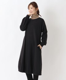 one'sterrace（ワンズテラス）の「配色リブタートル 裏シャギーワンピース（ワンピース）」