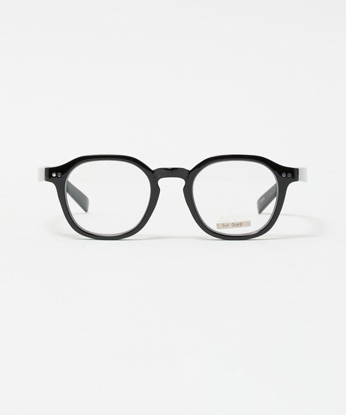 green label relaxing（グリーンレーベルリラクシング）の「クラウンパント フルリム クリアレンズ メガネ（メガネ・レディース・ブラック/ブラウン系・FREE）」の2枚目の写真