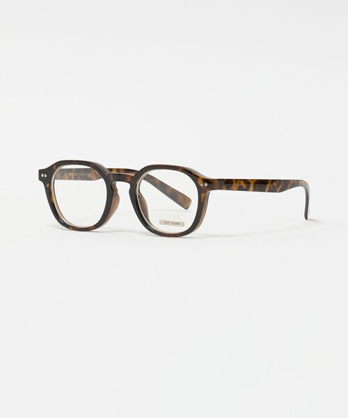 green label relaxing（グリーンレーベルリラクシング）の「クラウンパント フルリム クリアレンズ メガネ（メガネ・レディース・ブラック/ブラウン系・FREE）」の9枚目の写真